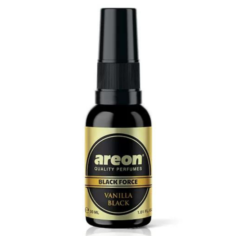 Areon Black Force 30 Ml Vanilla Black Oto Araç Spreyi