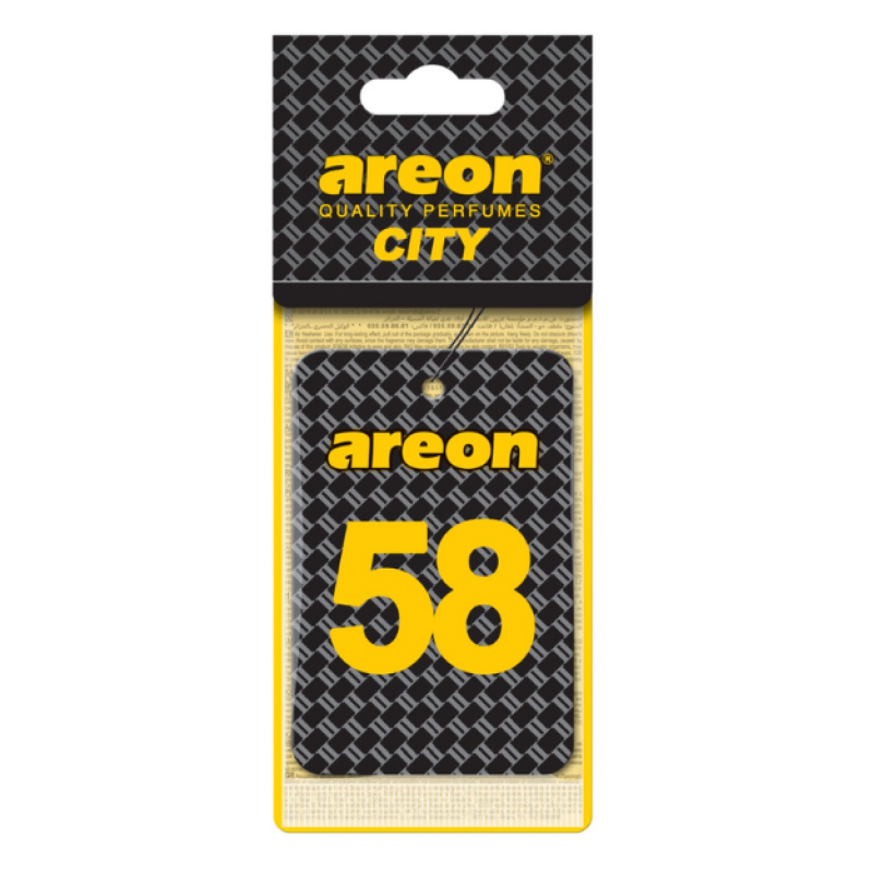 Areon City Vanilla Black 58 Oto Araç Kokusu