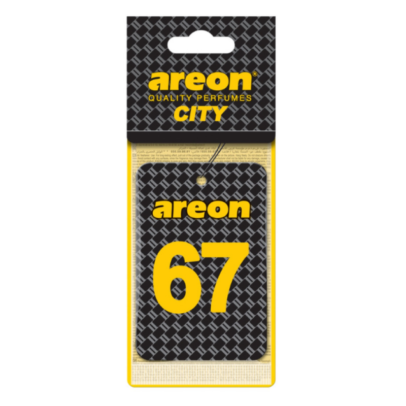 Areon City Vanilla Black 67 Oto Araç Kokusu
