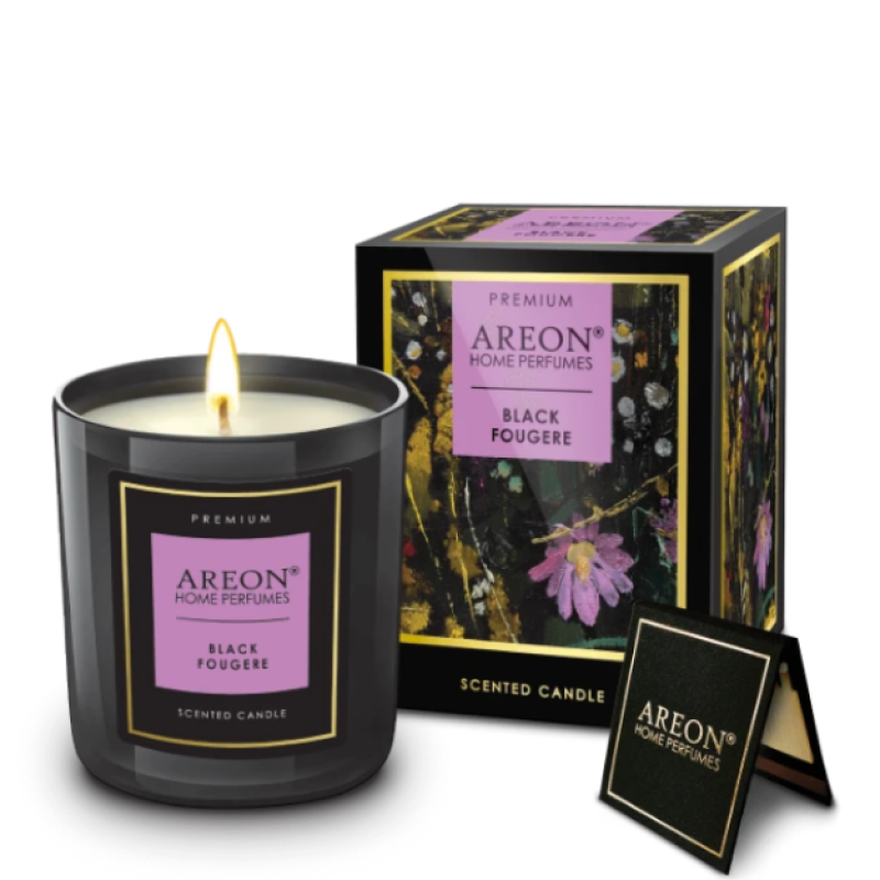 Areon Candles Premium Black Fourege Lüks Kokulu Mum