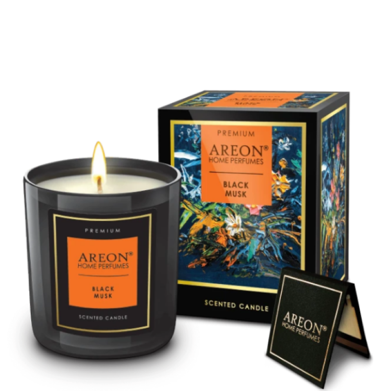 Areon Candles Premium Black Musk Lüks Kokulu Mum